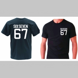 Six Seven 67 - p&aacute;nske tričko s obojstrannou potlačou 100%bavlna značka Fruit Of The Loom